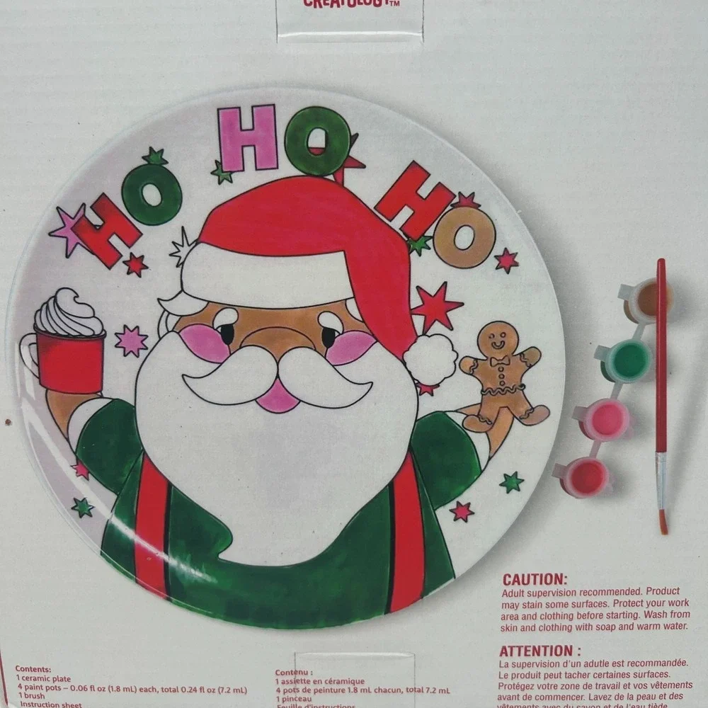 Creatology ceramic santa